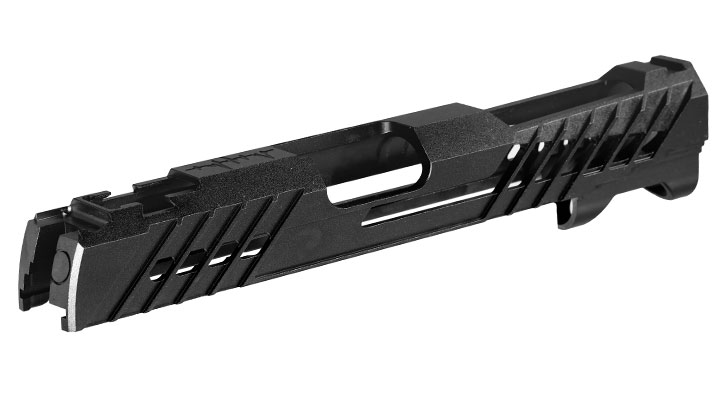 Dr. Black Type 706 CNC 6063 Aluminium Schlitten f. Tokyo Marui Hi-Capa 5.1 GBB schwarz Bild 2