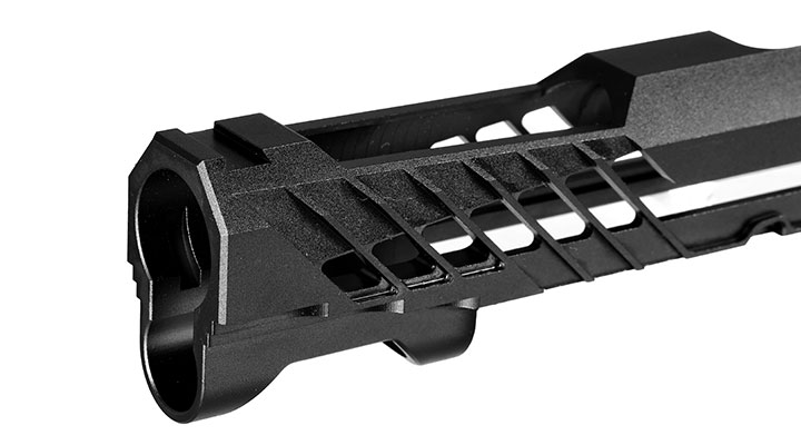 Dr. Black Type 706 CNC 6063 Aluminium Schlitten f. Tokyo Marui Hi-Capa 5.1 GBB schwarz Bild 6