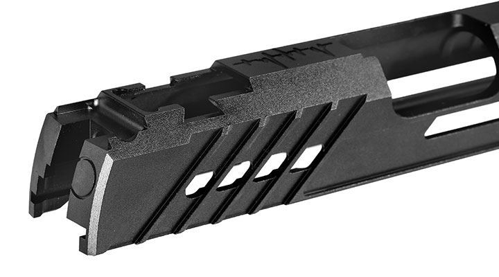 Dr. Black Type 706 CNC 6063 Aluminium Schlitten f. Tokyo Marui Hi-Capa 5.1 GBB schwarz Bild 8