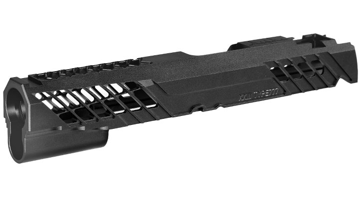 Dr. Black Type 777 CNC 6063 Aluminium Schlitten f. Tokyo Marui Hi-Capa 5.1 GBB schwarz