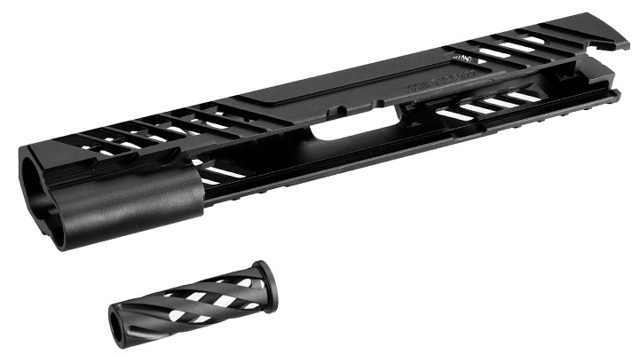 Dr. Black Type 777 CNC 6063 Aluminium Schlitten f. Tokyo Marui Hi-Capa 5.1 GBB schwarz Bild 5