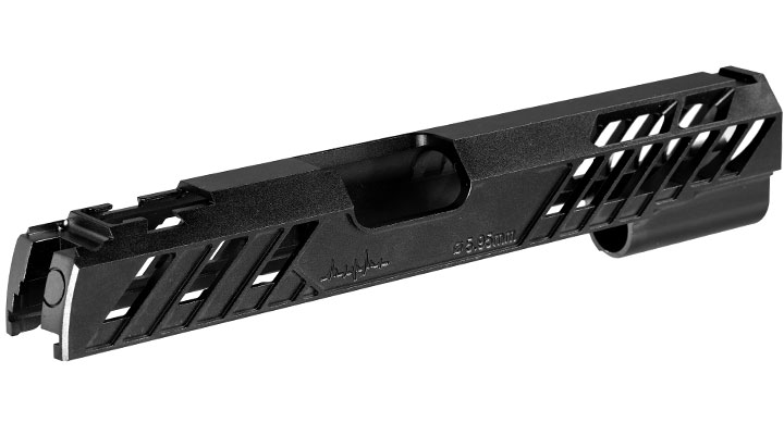 Dr. Black Type 505 CNC 6063 Aluminium Schlitten f. Tokyo Marui Hi-Capa 5.1 GBB schwarz Bild 2