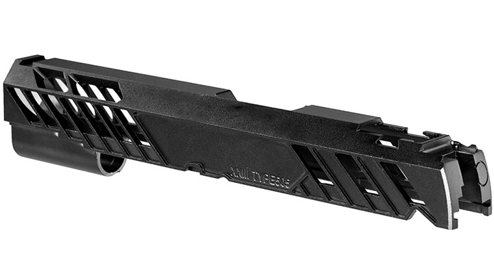Dr. Black Type 505 CNC 6063 Aluminium Schlitten f. Tokyo Marui Hi-Capa 5.1 GBB schwarz Bild 3