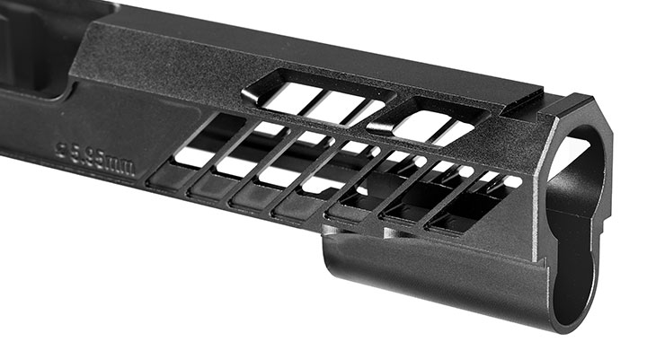 Dr. Black Type 505 CNC 6063 Aluminium Schlitten f. Tokyo Marui Hi-Capa 5.1 GBB schwarz Bild 8