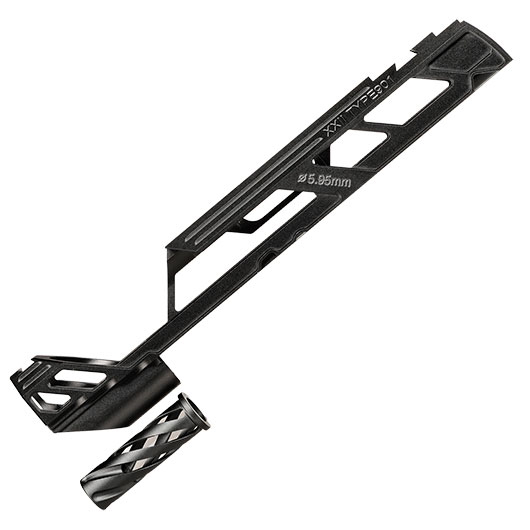 Dr. Black Type 901 CNC 6063 Aluminium Schlitten f. Tokyo Marui Hi-Capa 5.1 GBB schwarz Bild 4