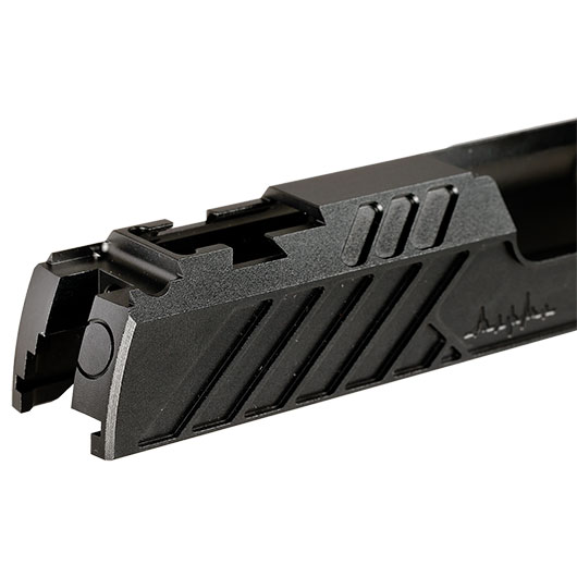 Dr. Black Type 507 CNC 6063 Aluminium Schlitten f. Tokyo Marui Hi-Capa 5.1 GBB schwarz Bild 10