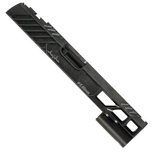 Dr. Black Type 507 CNC 6063 Aluminium Schlitten f. Tokyo Marui Hi-Capa 5.1 GBB schwarz Bild 5