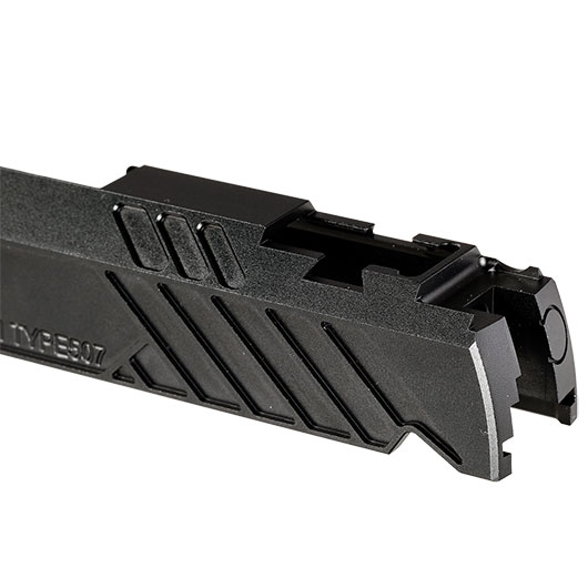 Dr. Black Type 507 CNC 6063 Aluminium Schlitten f. Tokyo Marui Hi-Capa 5.1 GBB schwarz Bild 9