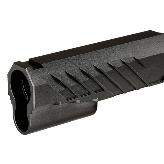 Dr. Black Type 300 CNC 6063 Aluminium Schlitten f. Tokyo Marui Hi-Capa 5.1 GBB schwarz Bild 7