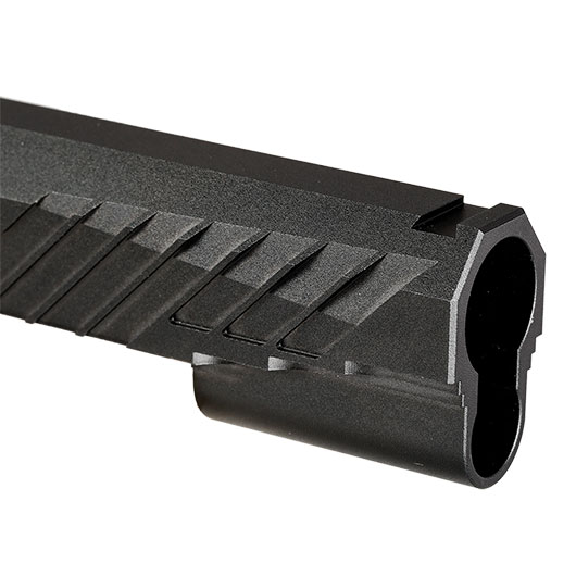 Dr. Black Type 300 CNC 6063 Aluminium Schlitten f. Tokyo Marui Hi-Capa 5.1 GBB schwarz Bild 8