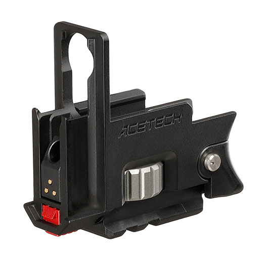 Acetech Genesis Standard Tracer Unit mit Bifrost Multi-Color Flame Effect Flasher Unit inkl. Akku f. G17 GBB Pistolen schwarz Bild 10