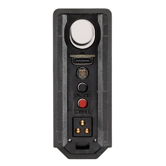 Acetech Genesis Standard Tracer Unit mit Bifrost Multi-Color Flame Effect Flasher Unit inkl. Akku f. G17 GBB Pistolen schwarz Bild 3