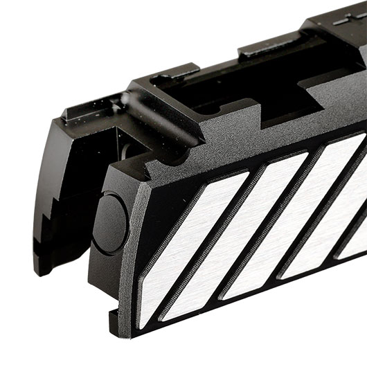Dr. Black Type 850 CNC 6063 Aluminium Schlitten f. Tokyo Marui Hi-Capa 5.1 GBB schwarz Bild 10