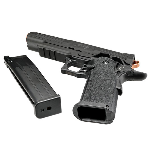 Modify Hi-Capa 5.1 Trinity Vollmetall GBB 6mm BB schwarz / bronze Bild 6