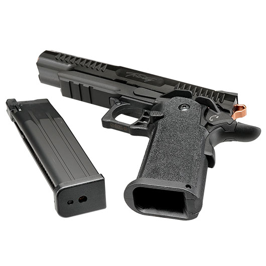 Modify Hi-Capa 5.1 Trinity Metallrahmen / Polymer-Schlitten GBB 6mm BB schwarz / bronze Bild 6