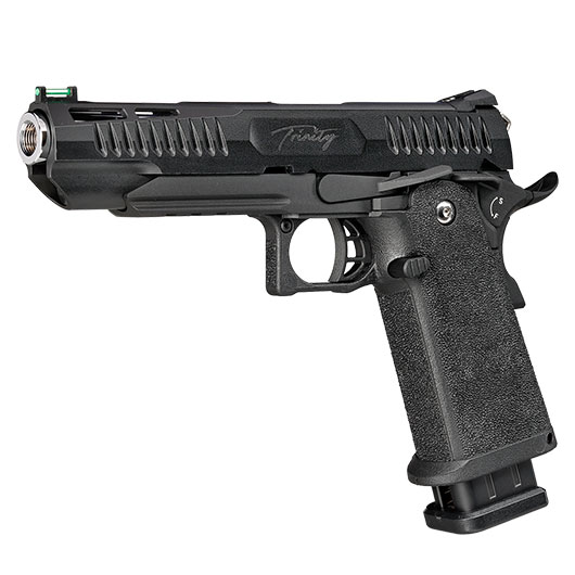 Modify Hi-Capa 5.1 Trinity Metallrahmen / Polymer-Schlitten GBB 6mm BB schwarz / silber