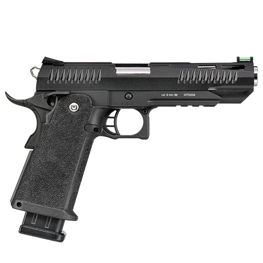 Modify Hi-Capa 5.1 Trinity Metallrahmen / Polymer-Schlitten GBB 6mm BB schwarz / silber Bild 3