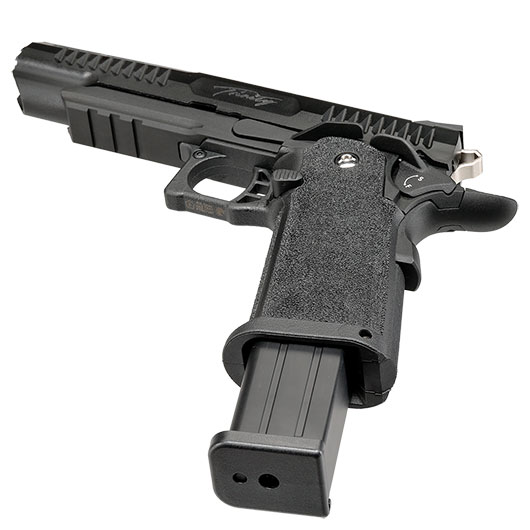 Modify Hi-Capa 5.1 Trinity Metallrahmen / Polymer-Schlitten GBB 6mm BB schwarz / silber Bild 5