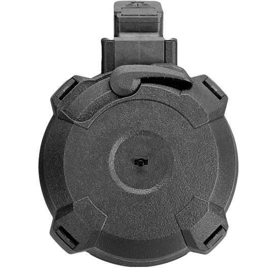 A&K AK D-60 Style Polymer Trommelmagazin 1200 Schuss schwarz - elektrisch Bild 4