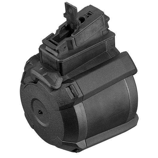 A&K AK D-60 Style Polymer Trommelmagazin 1200 Schuss schwarz - elektrisch Bild 8