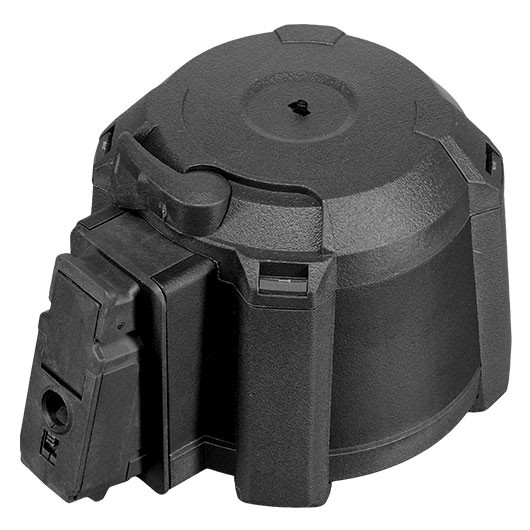A&K AK D-60 Style Polymer Trommelmagazin 1200 Schuss schwarz - elektrisch Bild 9