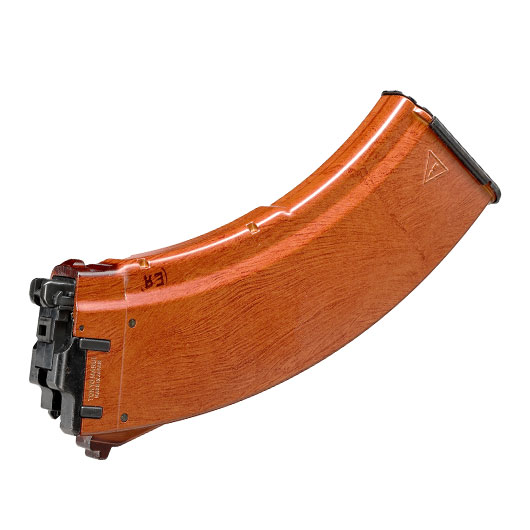 Tokyo Marui AKM / AKX GBB Magazin Low-Cap 35 Schuss Realskin braun - Softairgas-Version