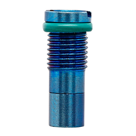 RGW Edelstahl Green-Gas Magazin-Einfllventil f. Maruzen / Marushin / Tokyo Marui GBB Magazine blau Bild 4