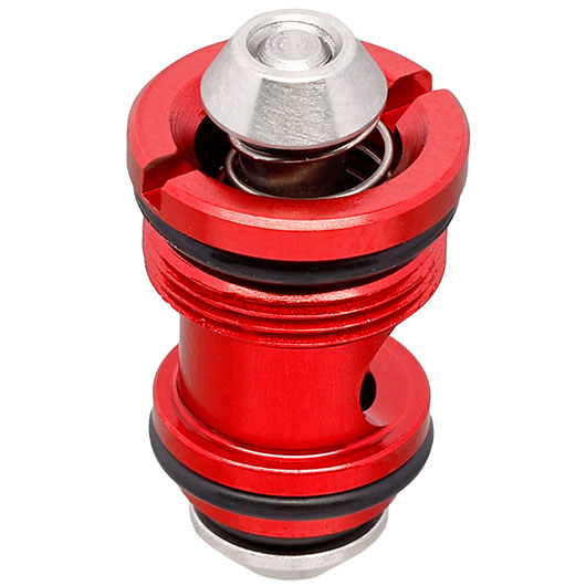 Nine Ball Aluminium High Power Magazinventil f. AAC AAP-01 GBB Serie rot Bild 2