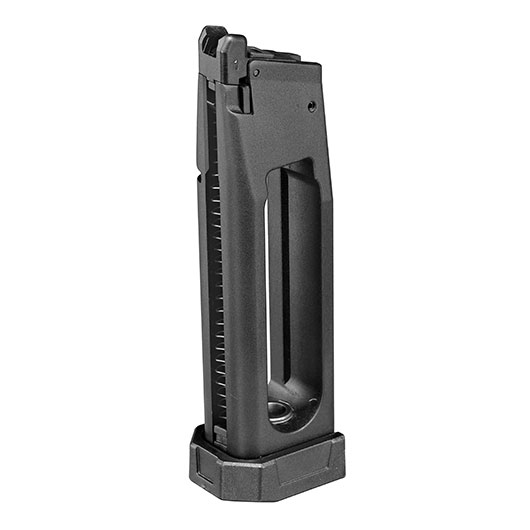 KJ Works KP-19 / Hi-Capa 5.1 GBB Magazin 25 Schuss schwarz - CO2 Version