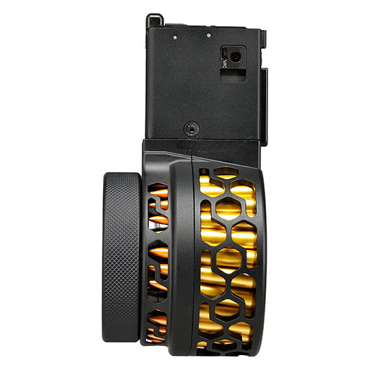 Dytac X-Style Metall-Trommelmagazin 100 Schuss f. VFC M4 / M16 GBB Serie schwarz Bild 6