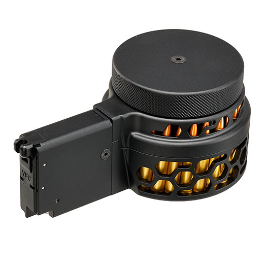 Dytac X-Style Metall-Trommelmagazin 100 Schuss f. VFC M4 / M16 GBB Serie schwarz Bild 8