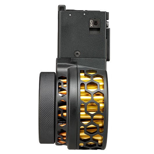 Dytac X-Style Metall-Trommelmagazin 100 Schuss f. GHK M4 / M16 GBB Serie schwarz Bild 6