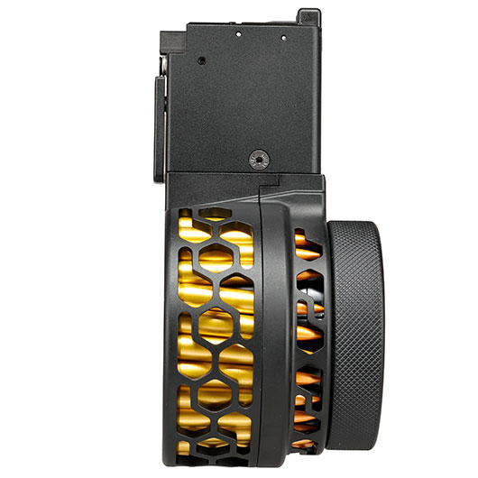 Dytac X-Style Metall-Trommelmagazin 100 Schuss f. GHK M4 / M16 GBB Serie schwarz Bild 7