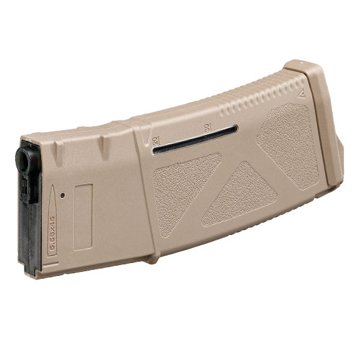 Arcturus M4 / M16 MOD1 Style Polymer-Magazin MilSim / Mid-Cap 30 / 130 Schuss tan