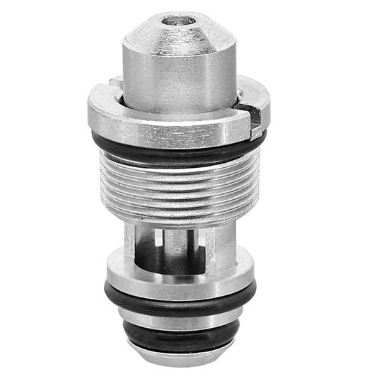 AMG Edelstahl High Output Magazin-Auslassventil f. Tokyo Marui M4 MWS GBB Gewehre silber Bild 2