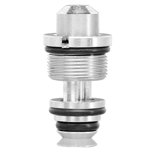 AMG Edelstahl High Output Magazin-Auslassventil f. Tokyo Marui M4 MWS GBB Gewehre silber Bild 4