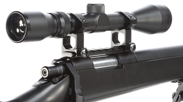 Well MB07 M700 Snipergewehr inkl. Zweibein / Zielfernrohr Springer 6mm BB schwarz Bild 7