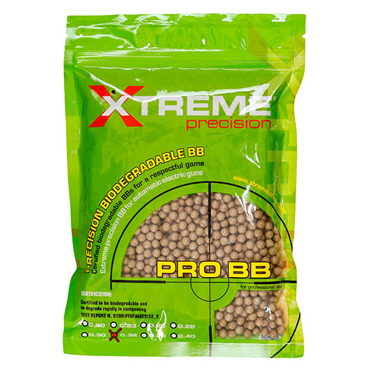 Xtreme Precision Bio BBs 0.32g 2.188er Beutel Dark Earth