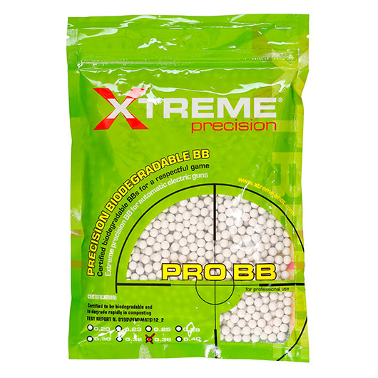 Xtreme Precision Bio BBs 0.36g 1.945er Beutel weiss