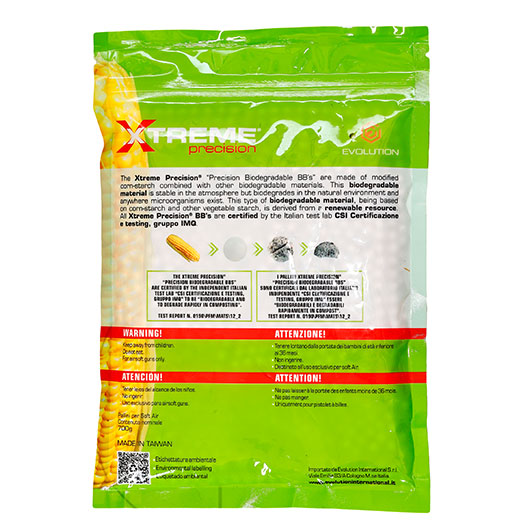 Xtreme Precision Bio BBs 0.36g 1.945er Beutel weiss Bild 1