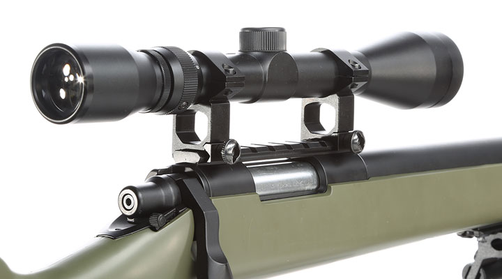 Well MB07 M700 Snipergewehr inkl. Zweibein / Zielfernrohr Springer 6mm BB oliv Bild 7