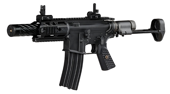 Wei-ETech M4 R5C PDW Vollmetall AWSS Open-Bolt GBB 6mm BB schwarz - Version 3