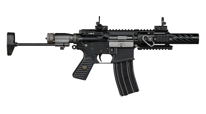 Wei-ETech M4 R5C PDW Vollmetall AWSS Open-Bolt GBB 6mm BB schwarz - Version 3 Bild 2
