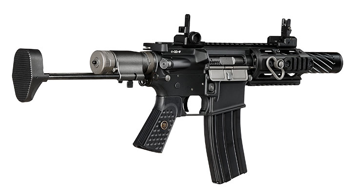Wei-ETech M4 R5C PDW Vollmetall AWSS Open-Bolt GBB 6mm BB schwarz - Version 3 Bild 3