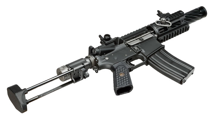 Wei-ETech M4 R5C PDW Vollmetall AWSS Open-Bolt GBB 6mm BB schwarz - Version 3 Bild 5