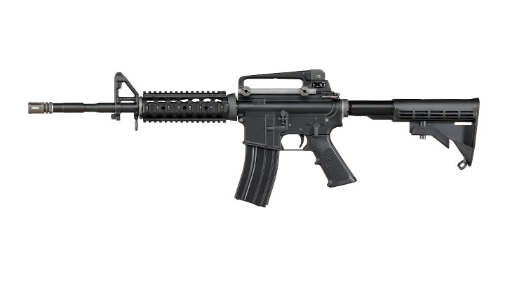 Wei-ETech M4A1 RIS Carbine Vollmetall AWSS Open-Bolt GBB 6mm BB schwarz - Version 3 Bild 1