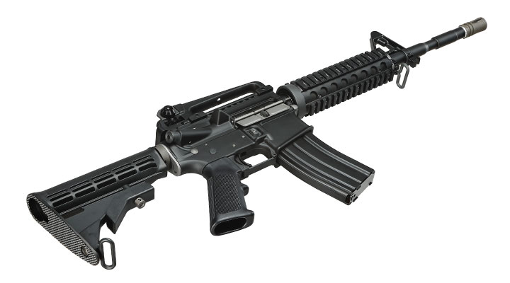 Wei-ETech M4A1 RIS Carbine Vollmetall AWSS Open-Bolt GBB 6mm BB schwarz - Version 3 Bild 4