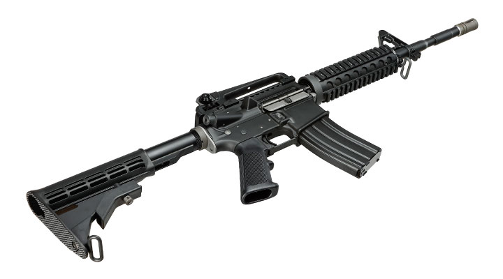 Wei-ETech M4A1 RIS Carbine Vollmetall AWSS Open-Bolt GBB 6mm BB schwarz - Version 3 Bild 5