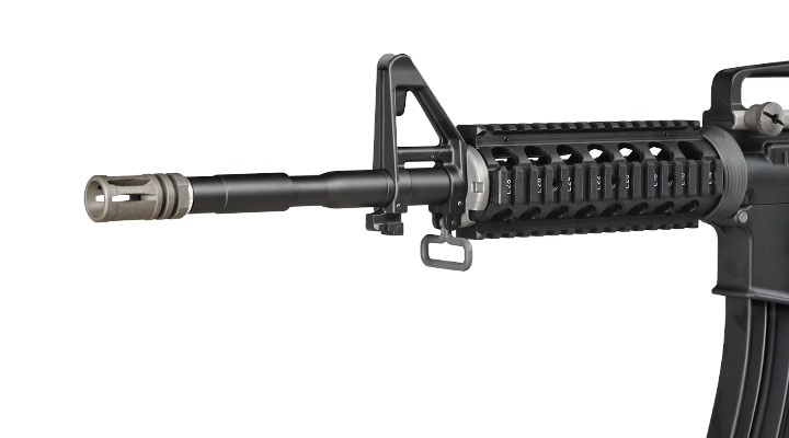 Wei-ETech M4A1 RIS Carbine Vollmetall AWSS Open-Bolt GBB 6mm BB schwarz - Version 3 Bild 6