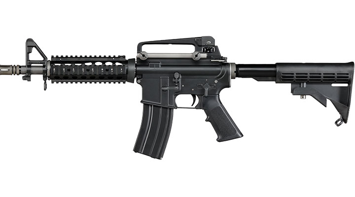 Wei-ETech M4 CQB RIS Vollmetall AWSS Open-Bolt GBB 6mm BB schwarz - Version 3 Bild 1